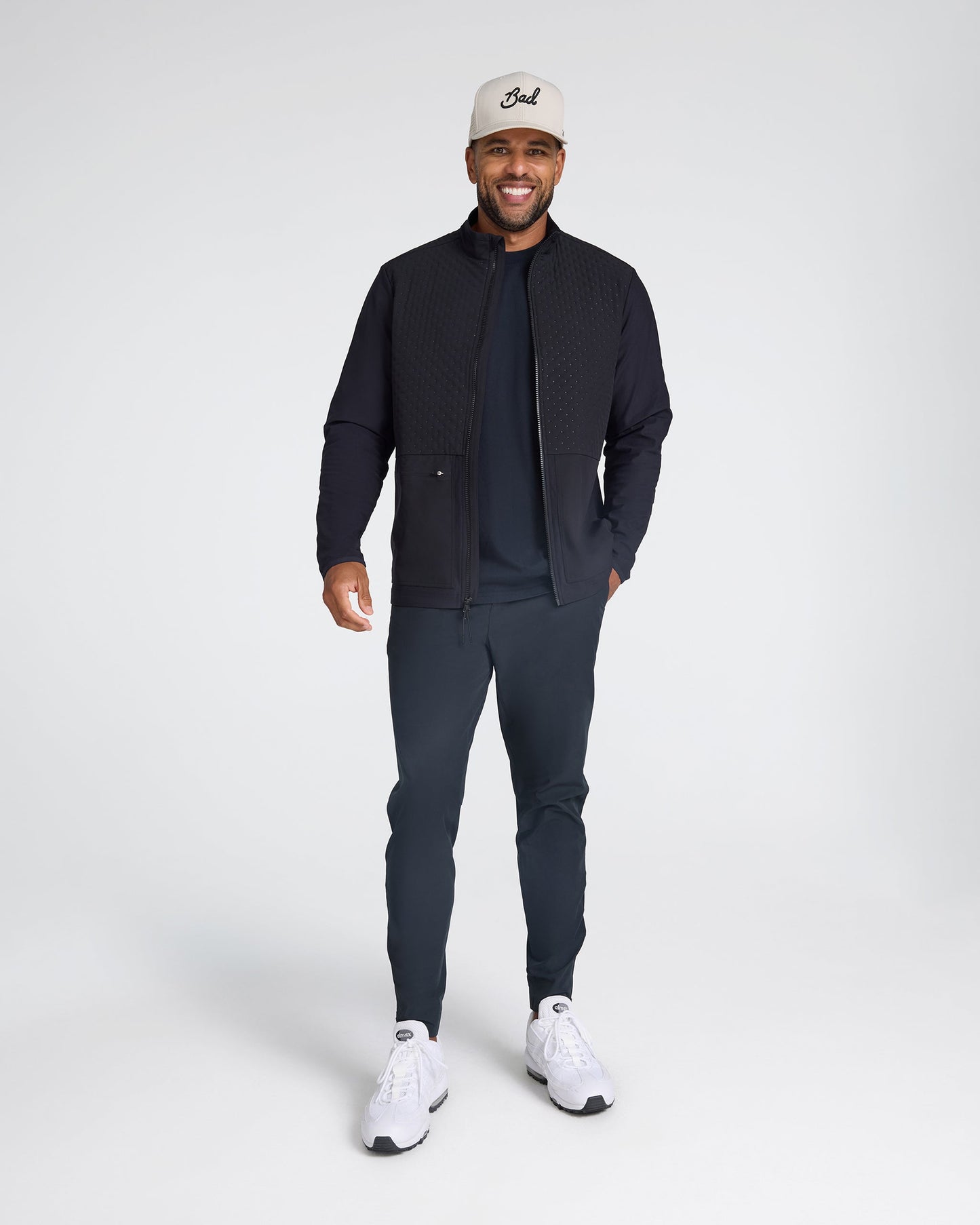 Bad Birdie Men's Hybrid Jacket - Black