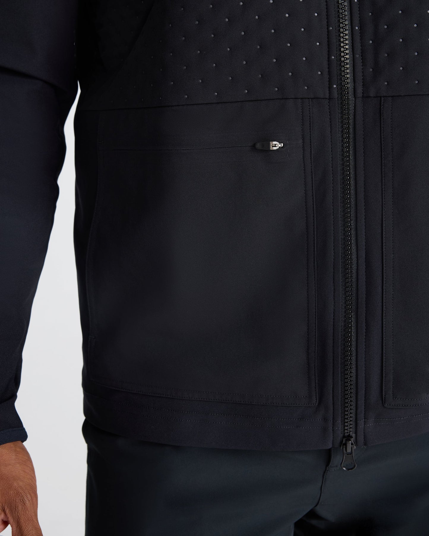 Bad Birdie Men's Hybrid Jacket - Black