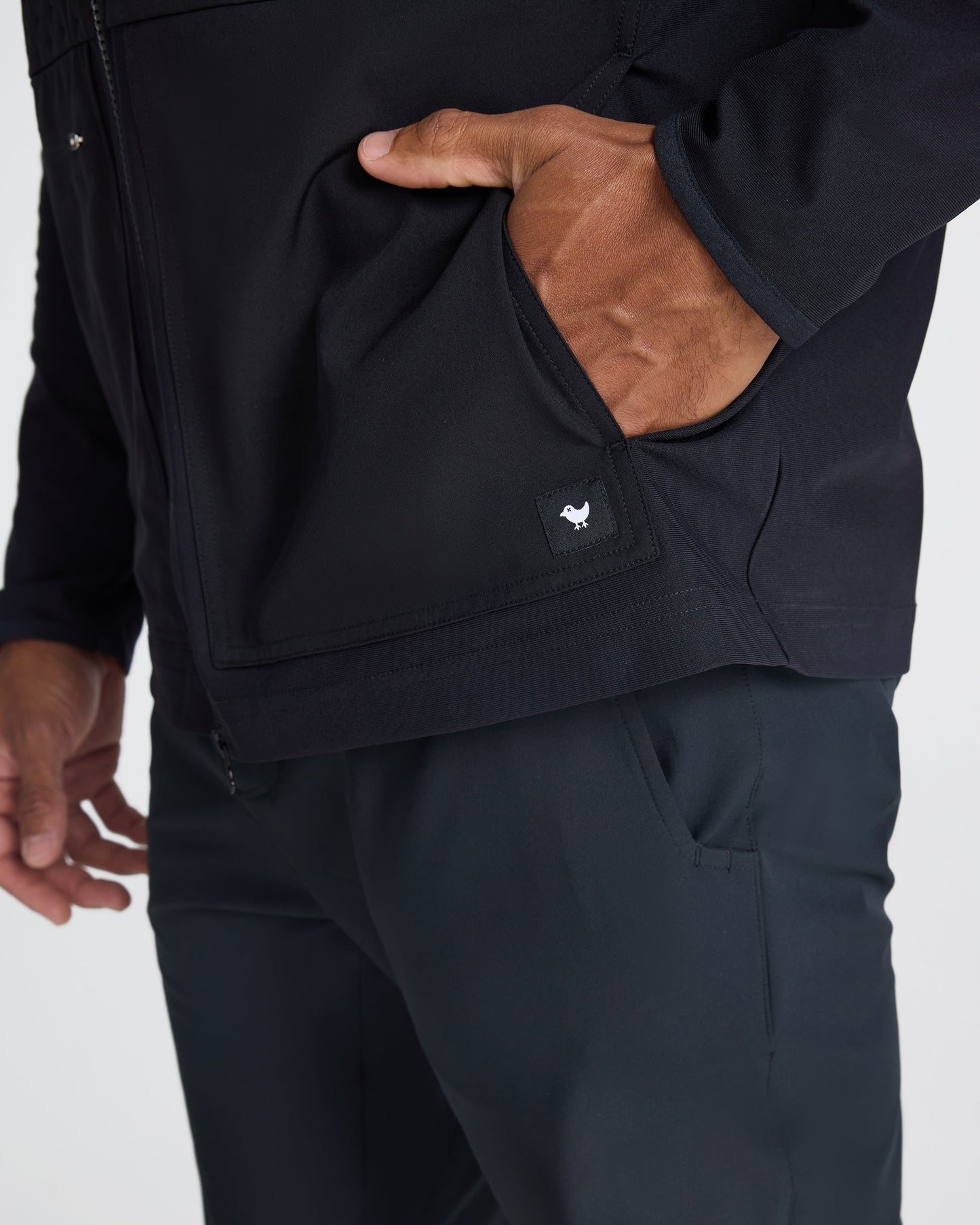 Bad Birdie Men's Hybrid Jacket - Black