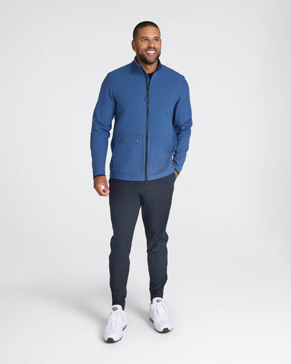 Bad Birdie Men's Hybrid Jacket - Dusk Navy - Bad Birdie