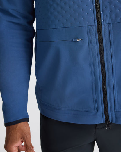 Bad Birdie Men's Hybrid Jacket - Dusk Navy - Bad Birdie