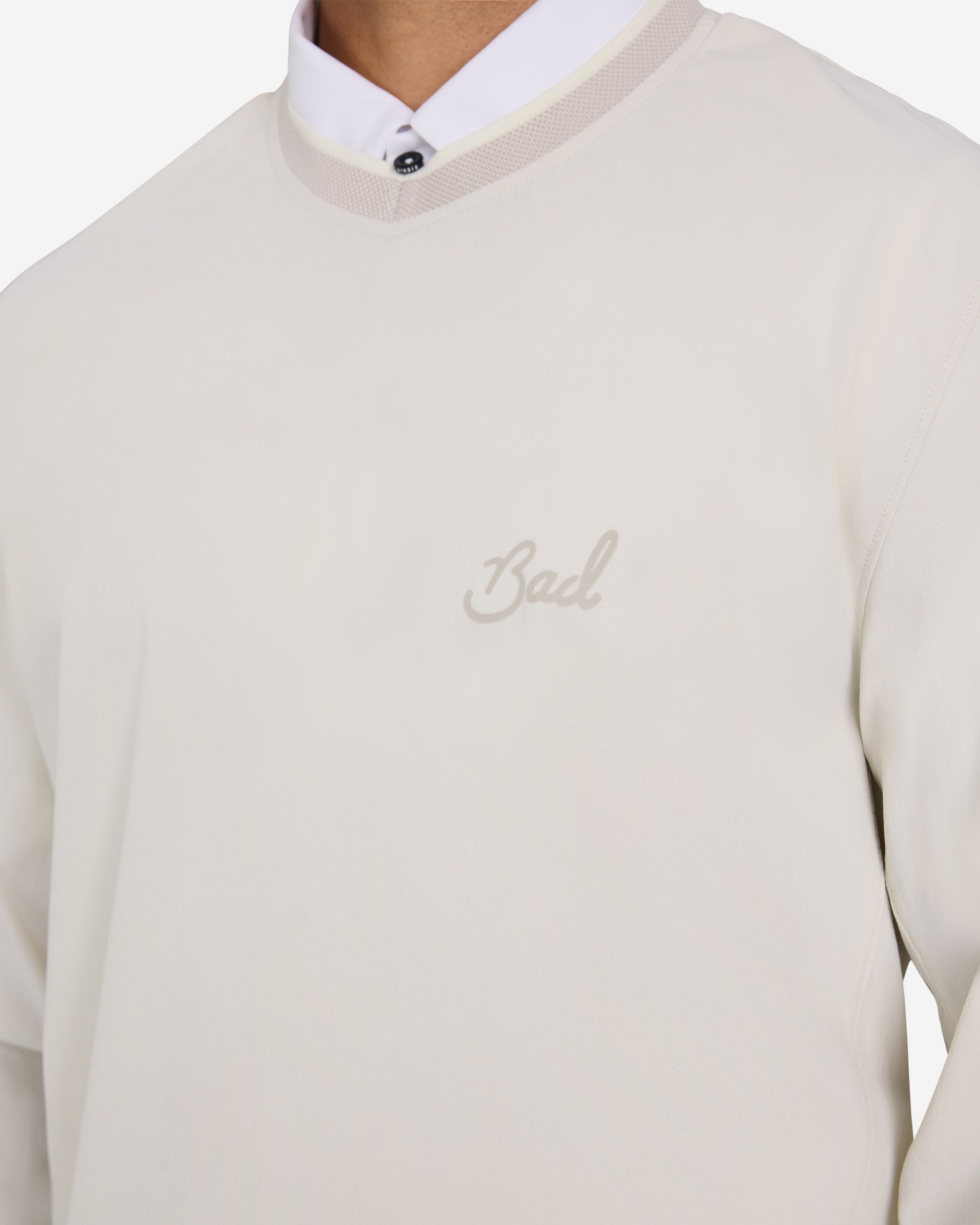 Bad Birdie Men's Kinetic Wind Pullover - White Onyx