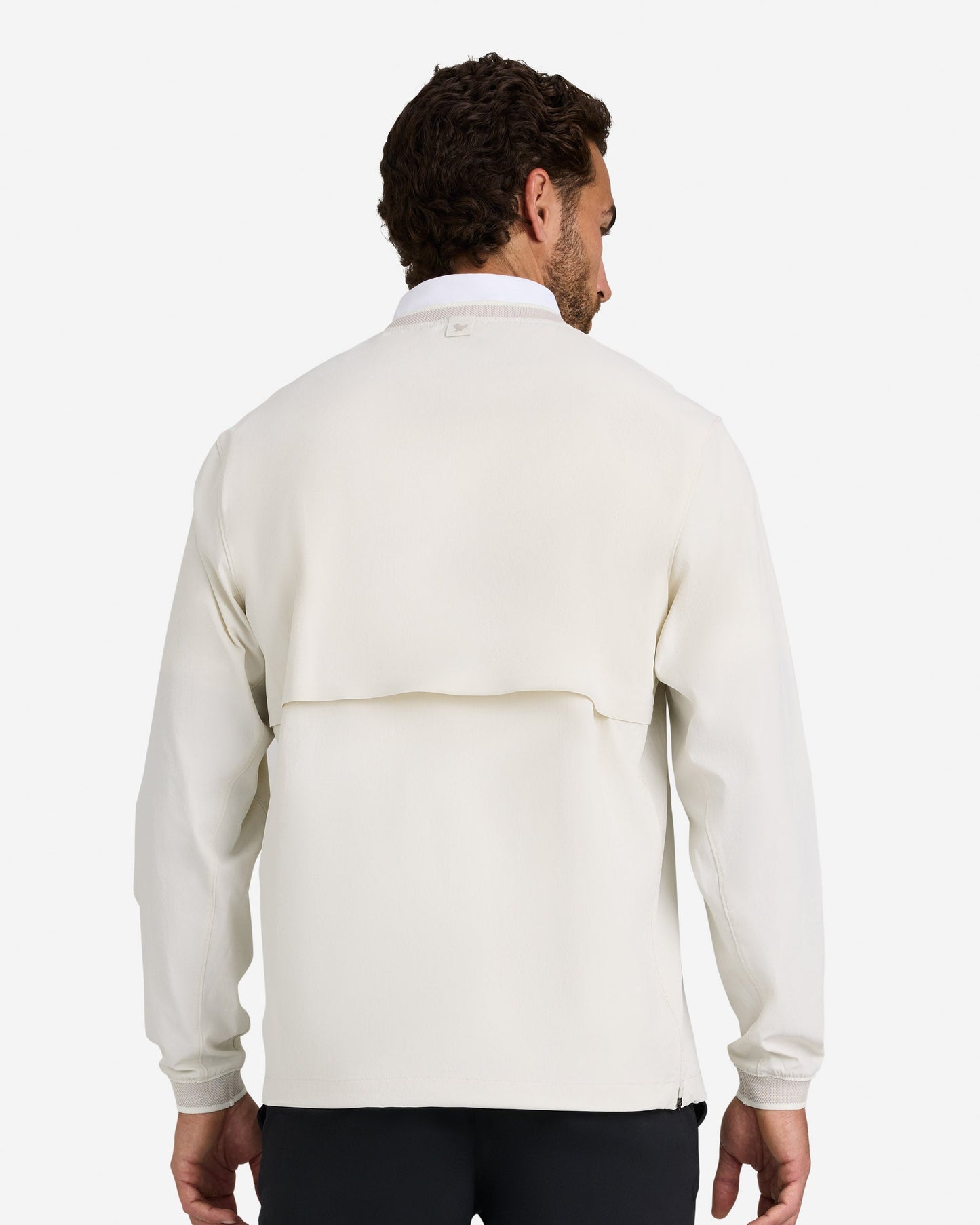 Bad Birdie Men's Kinetic Wind Pullover - White Onyx
