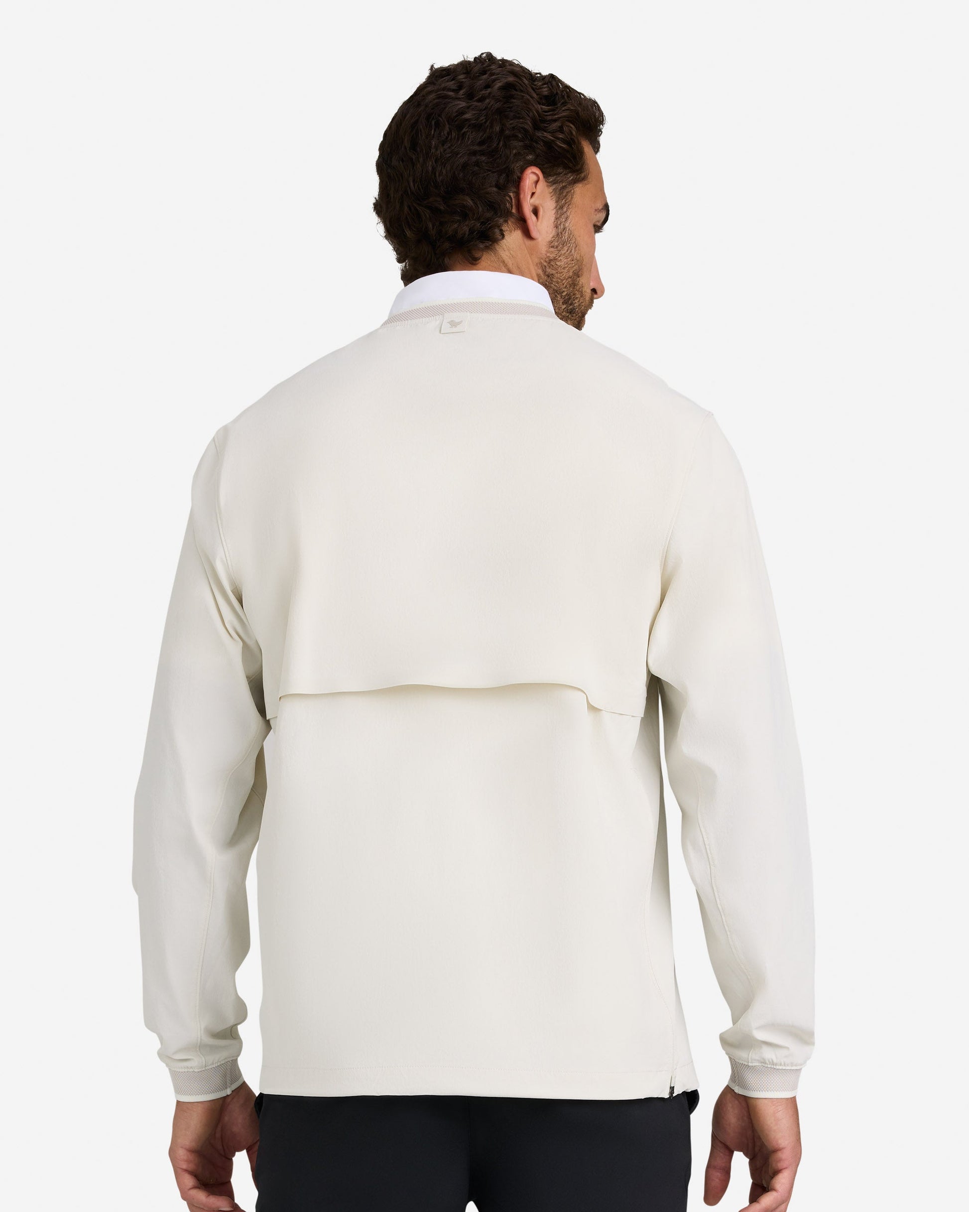 Bad Birdie Men's Kinetic Wind Pullover - White Onyx