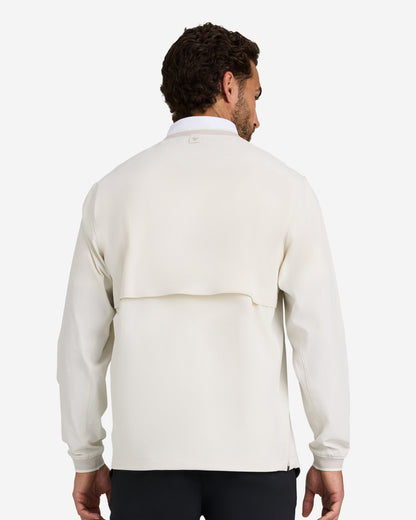 Bad Birdie Men's Kinetic Wind Pullover - White Onyx
