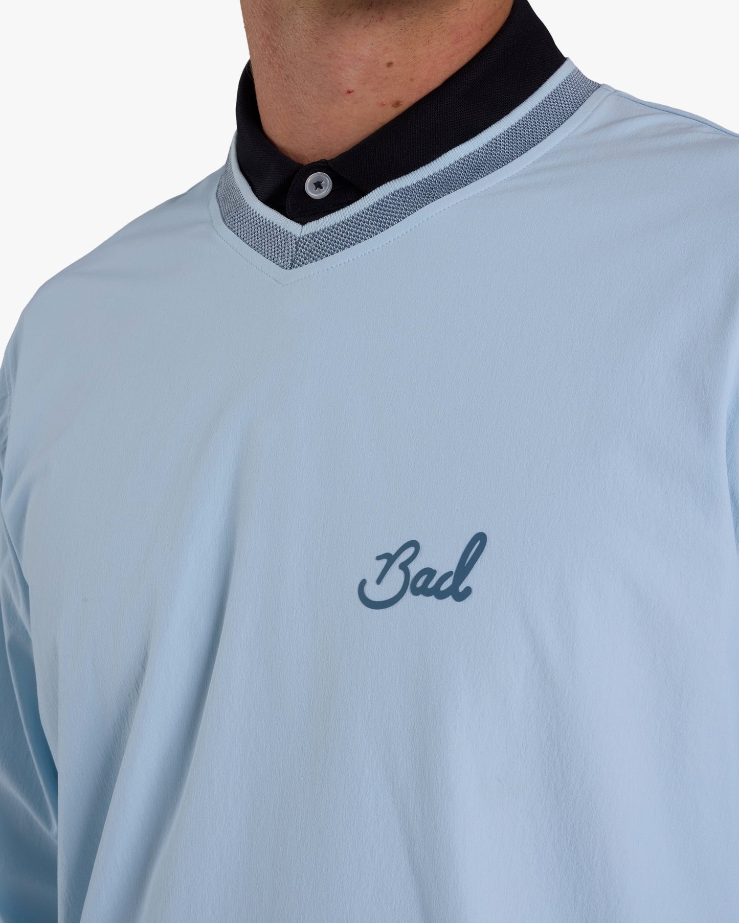 Bad Birdie Kinetic Wind Pullover - Baby Blue