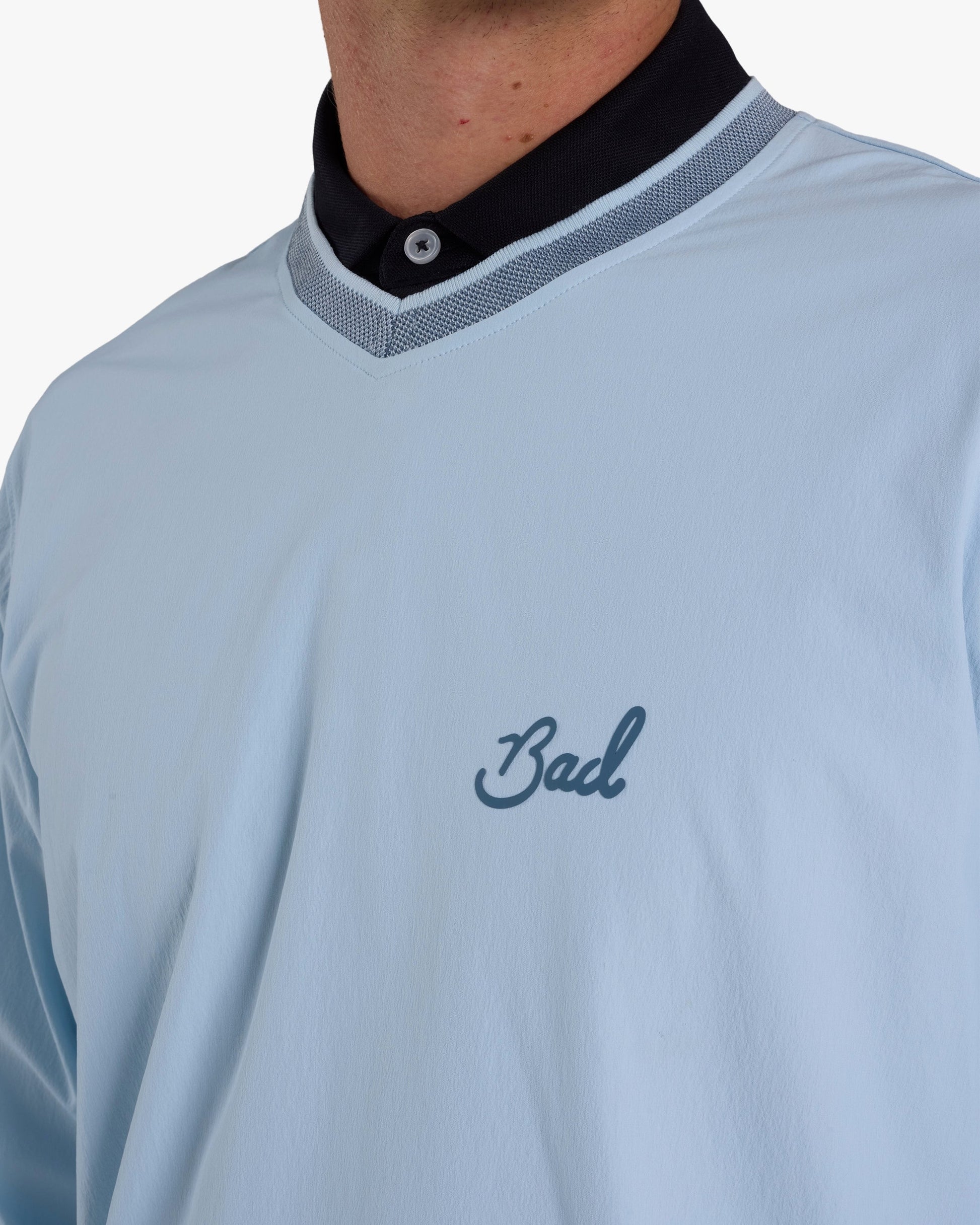 Bad Birdie Kinetic Wind Pullover - Baby Blue