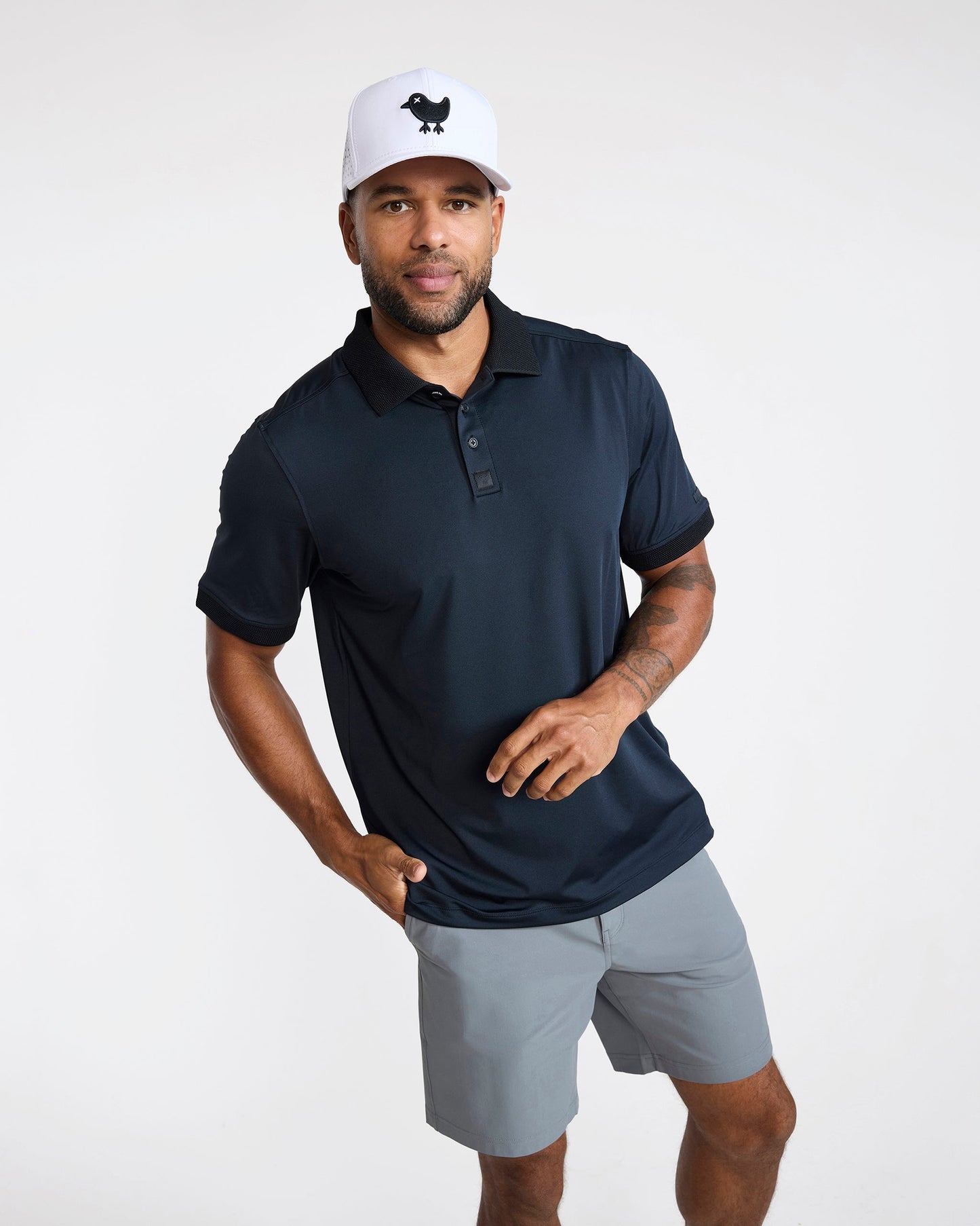 Bad Birdie Golf Short - Charcoal Gray