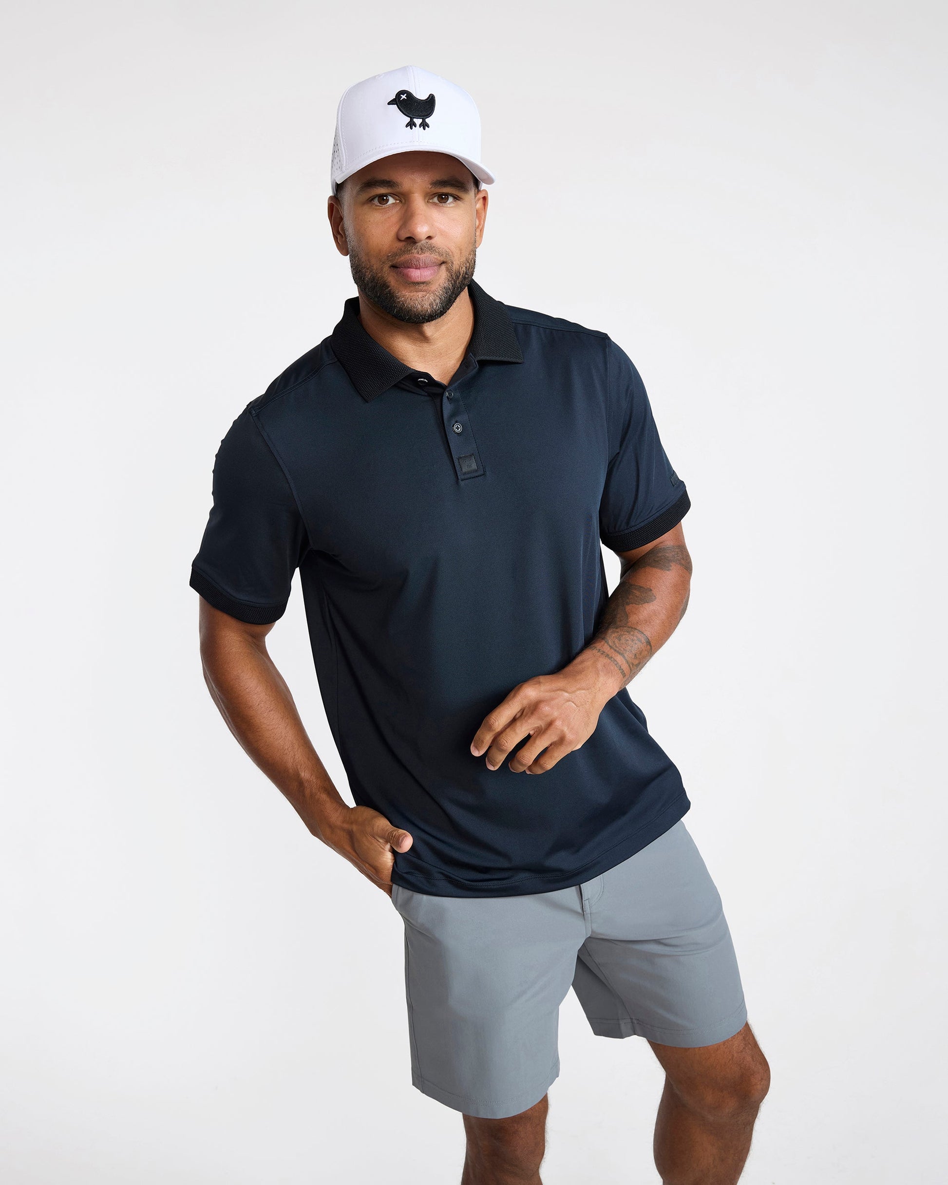 Bad Birdie Golf Short - Charcoal Gray
