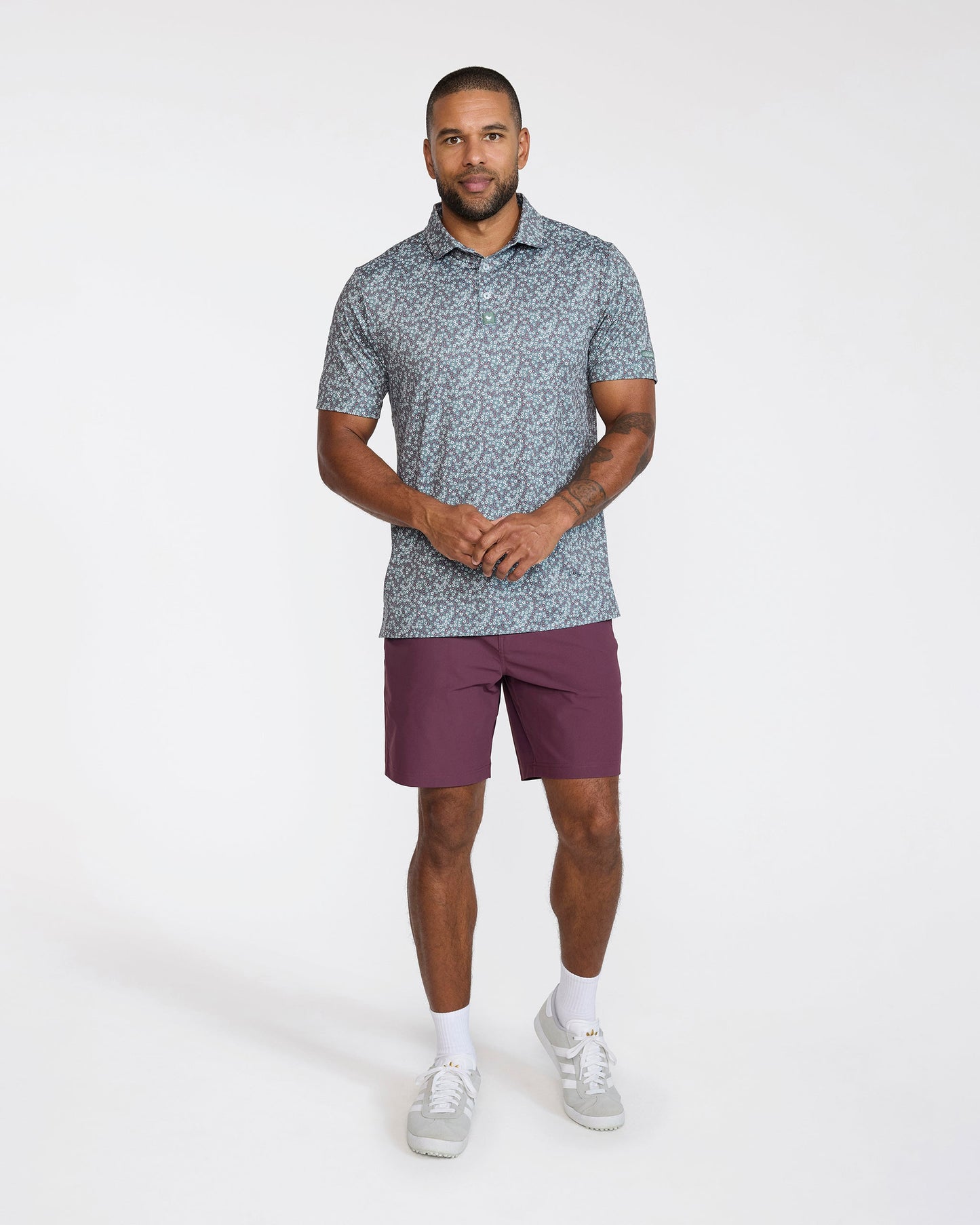 Bad Birdie Golf Short - Plum Wine