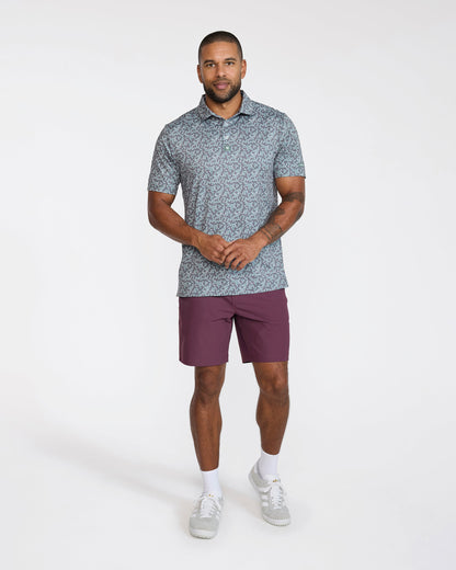 Bad Birdie Golf Short - Plum Wine