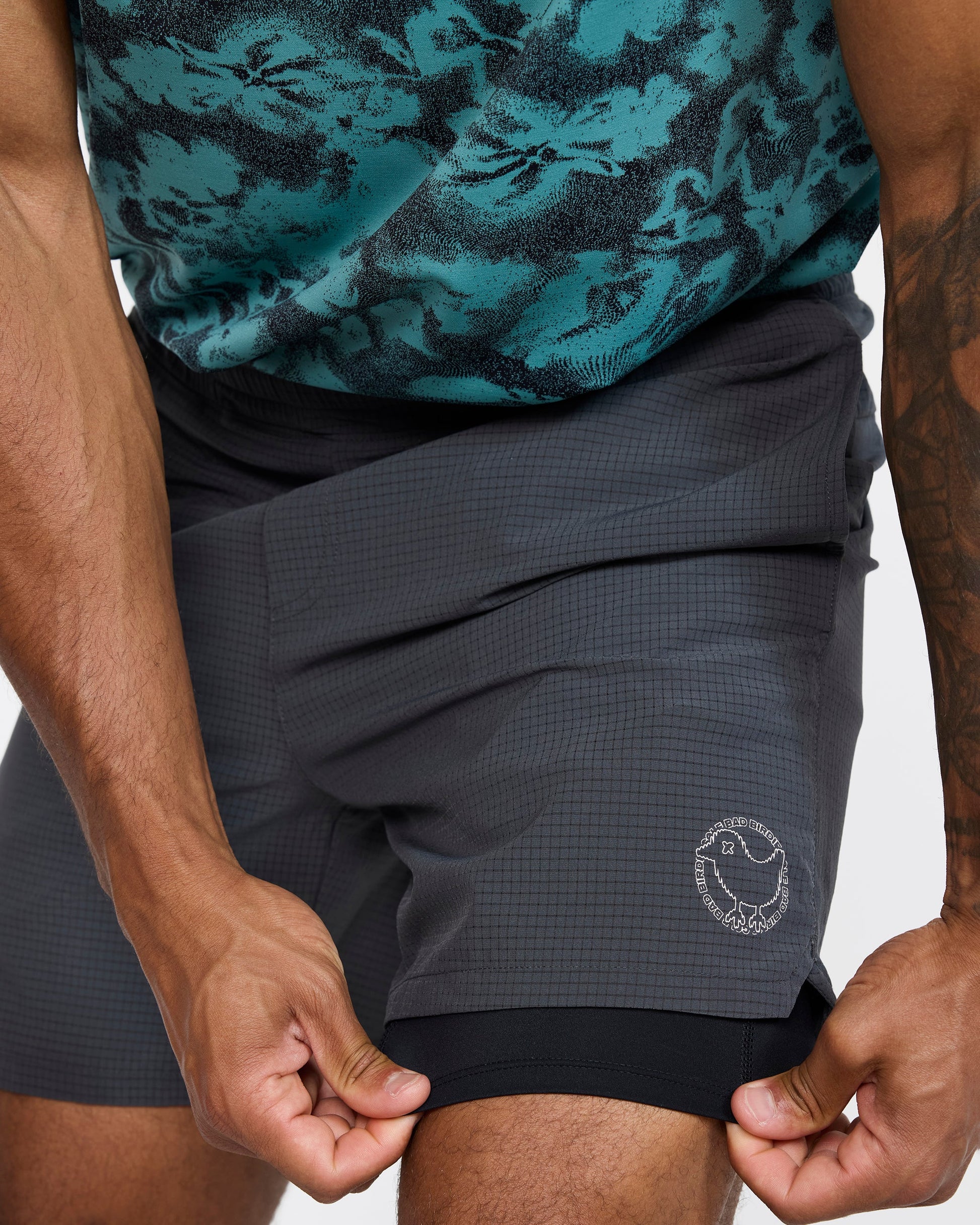 Bad Birdie Prodigy Lined Range Short - Asphalt