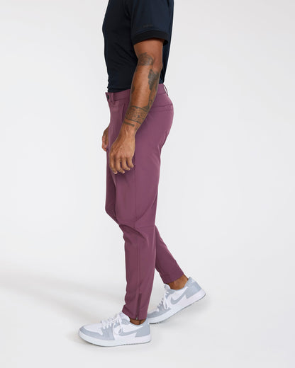 Bad Birdie Hybrid Golf Jogger - Plum Wine