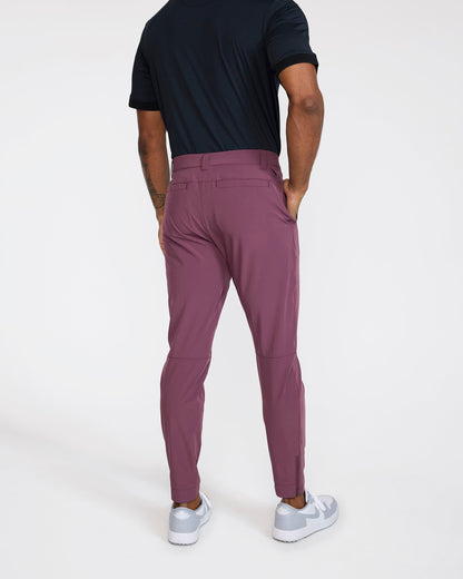 Bad Birdie Hybrid Golf Jogger - Plum Wine