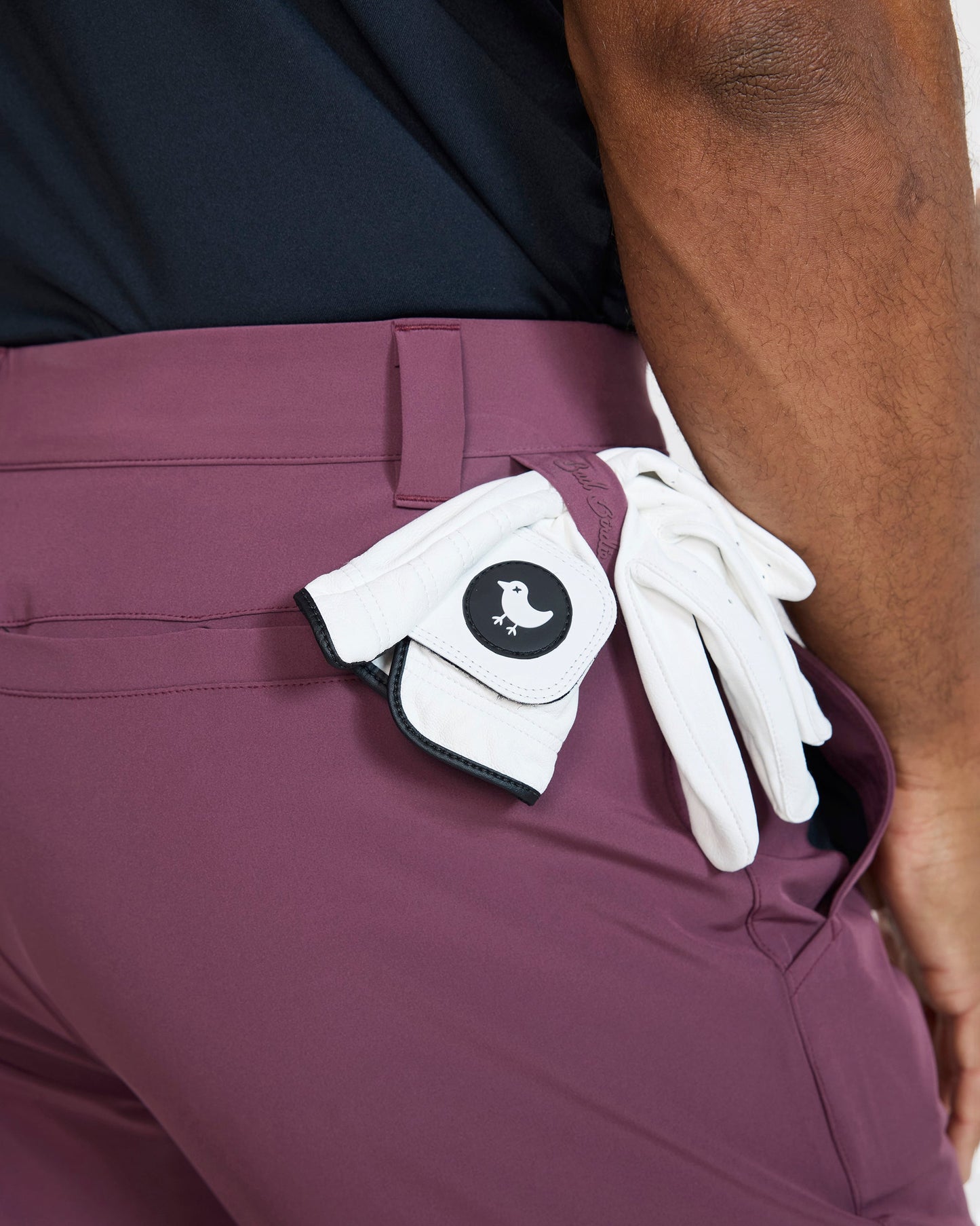 Bad Birdie Hybrid Golf Jogger - Plum Wine