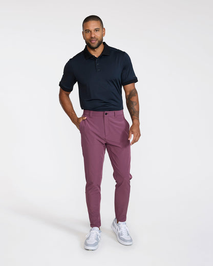 Bad Birdie Hybrid Golf Jogger - Plum Wine