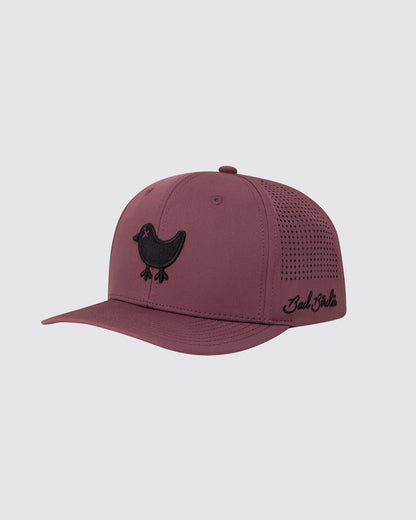 Bad Birdie Birdie Snapback - Plum Wine
