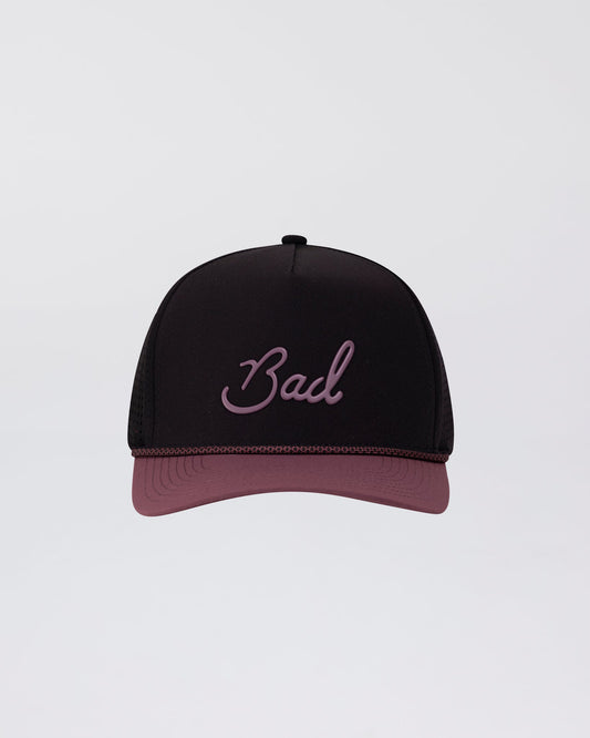 Bad Birdie Active Bad Hat - Black - Plum Wine