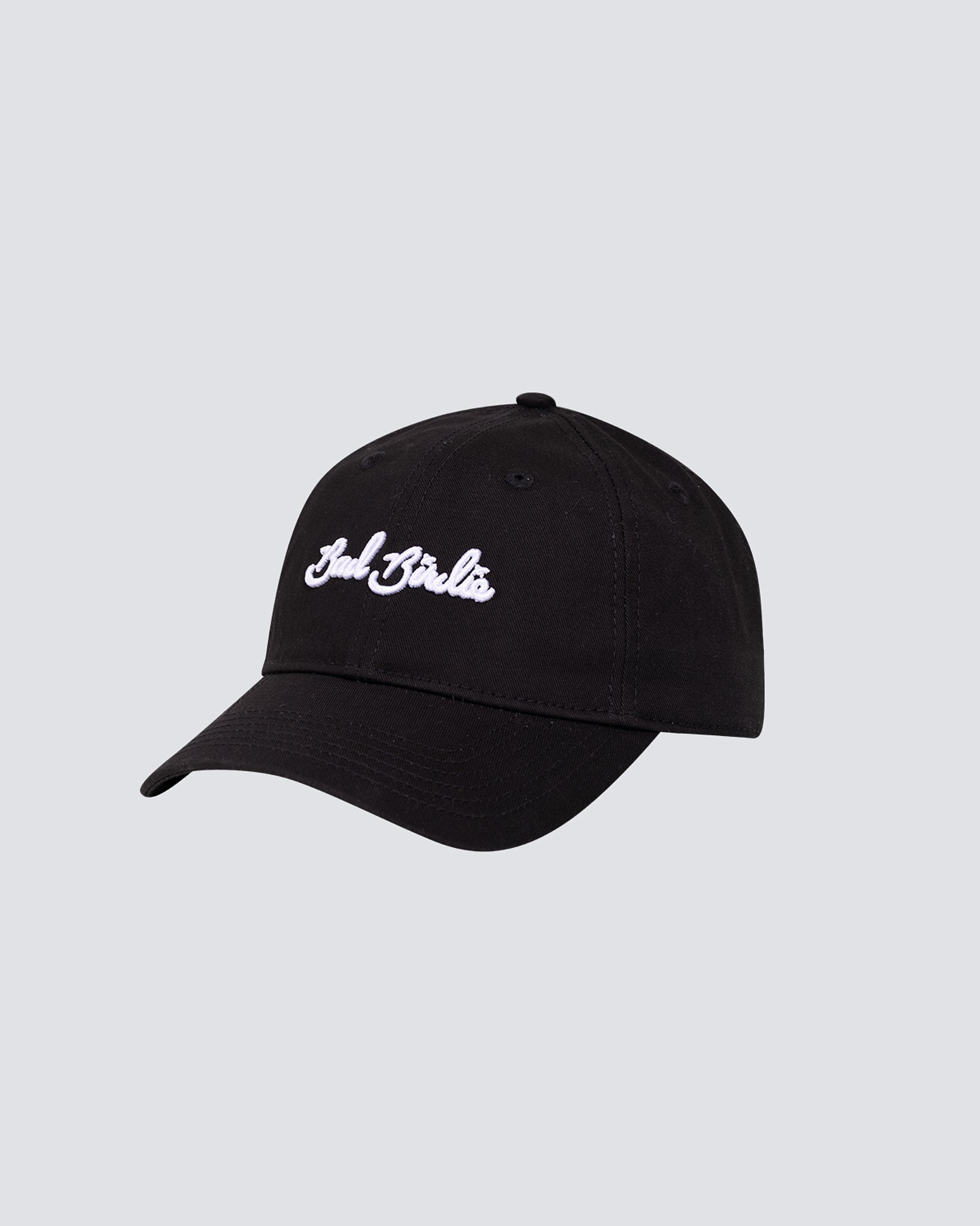 Bad Birdie Script Twill Dad Hat - Black