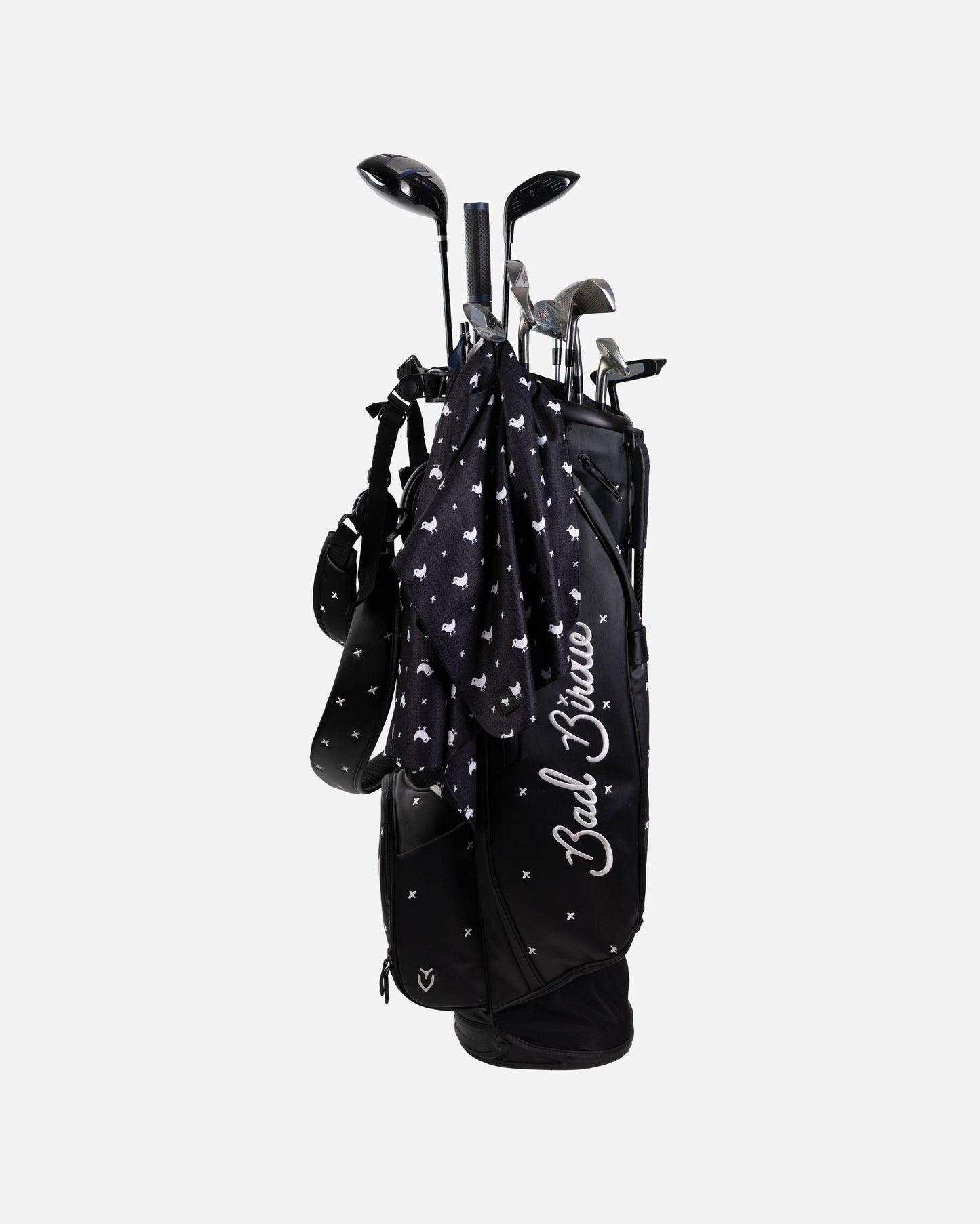 Bad Birdie Tossed Towel - Black