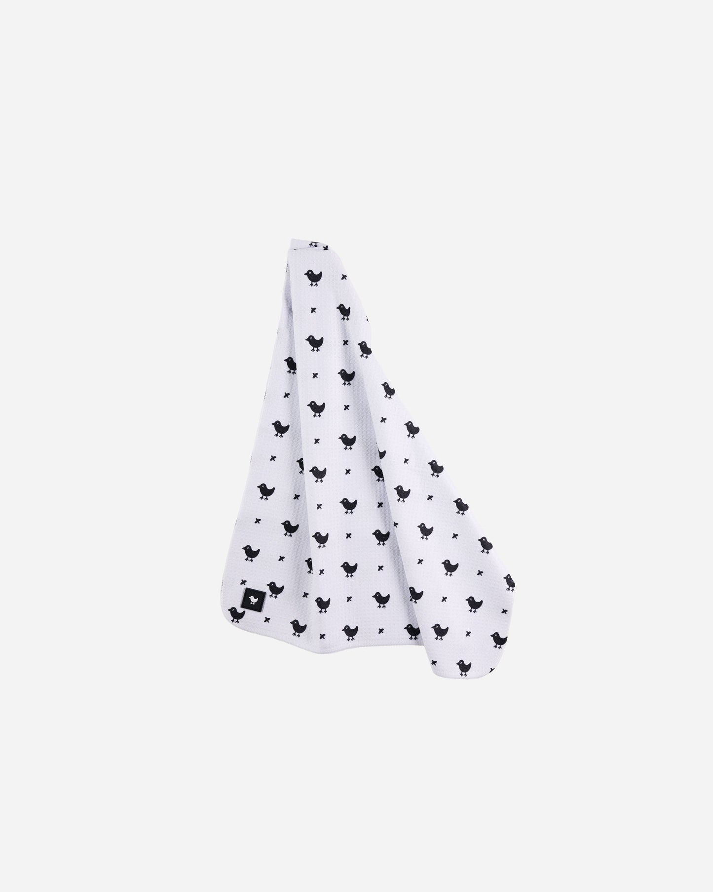 Bad Birdie Tossed Towel - White