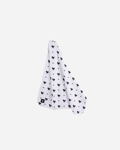 Bad Birdie Tossed Towel - White