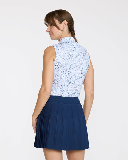 Bad Birdie Paint Splatter 3 - Navy Sleeveless