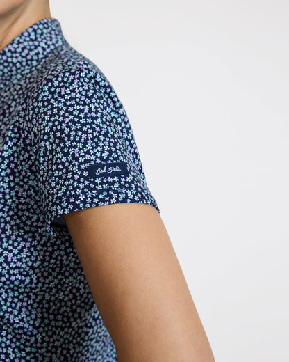 Bad Birdie Ditsy Down Women's Polo