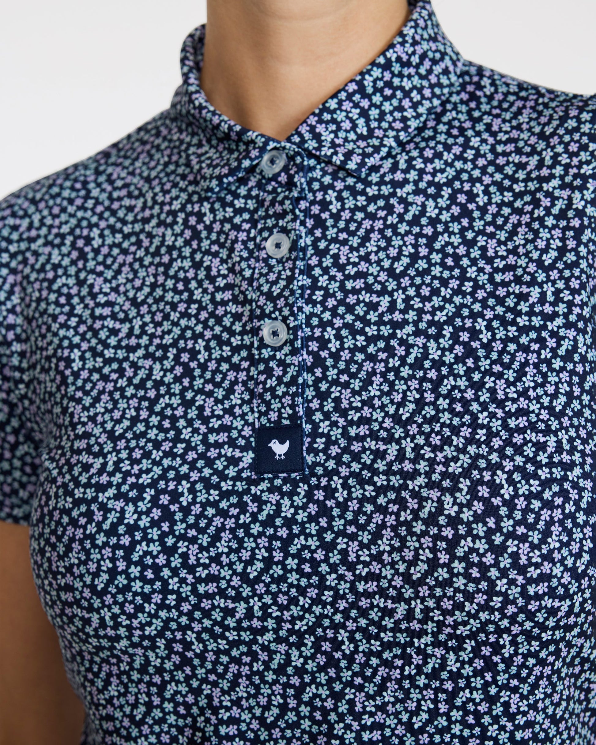 Bad Birdie Ditsy Down Women's Polo