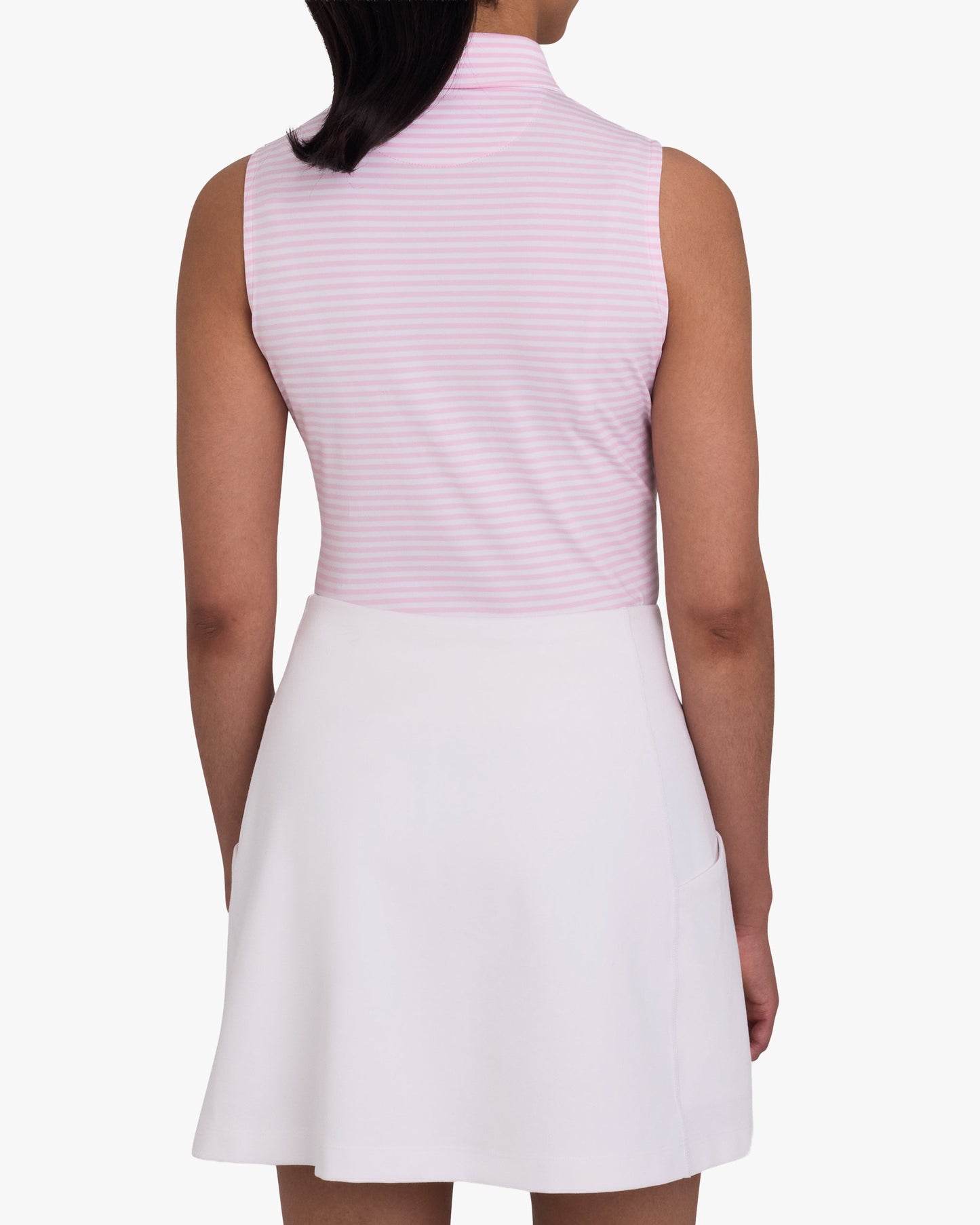 Bad Birdie Stripe Right - Frosty Petal - Sleeveless