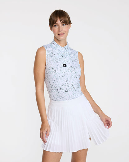 Bad Birdie Paint Splatter 3 - Green Sleeveless