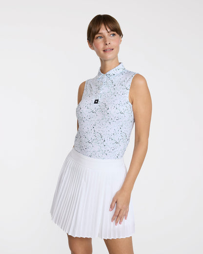 Bad Birdie Paint Splatter 3 - Green Sleeveless