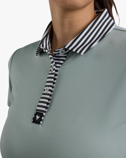 Bad Birdie Striped Collar - Washed Sage