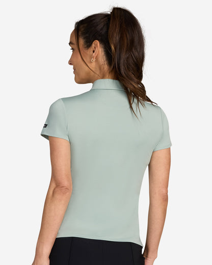 Bad Birdie Women's Polo - Washed Sage