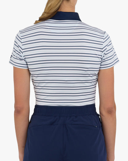 Bad Birdie Stripe Right - Blue Mirage