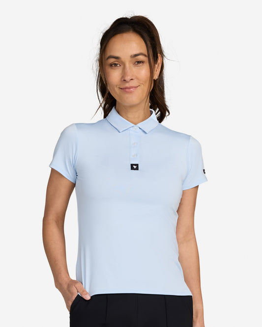 Bad Birdie Women's Polo - Cerulean