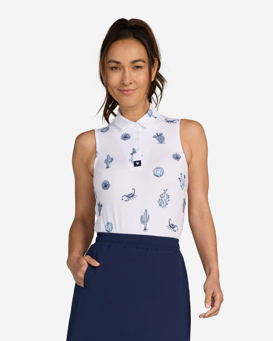 Bad Birdie Deserted Women's Polo - Bad Birdie