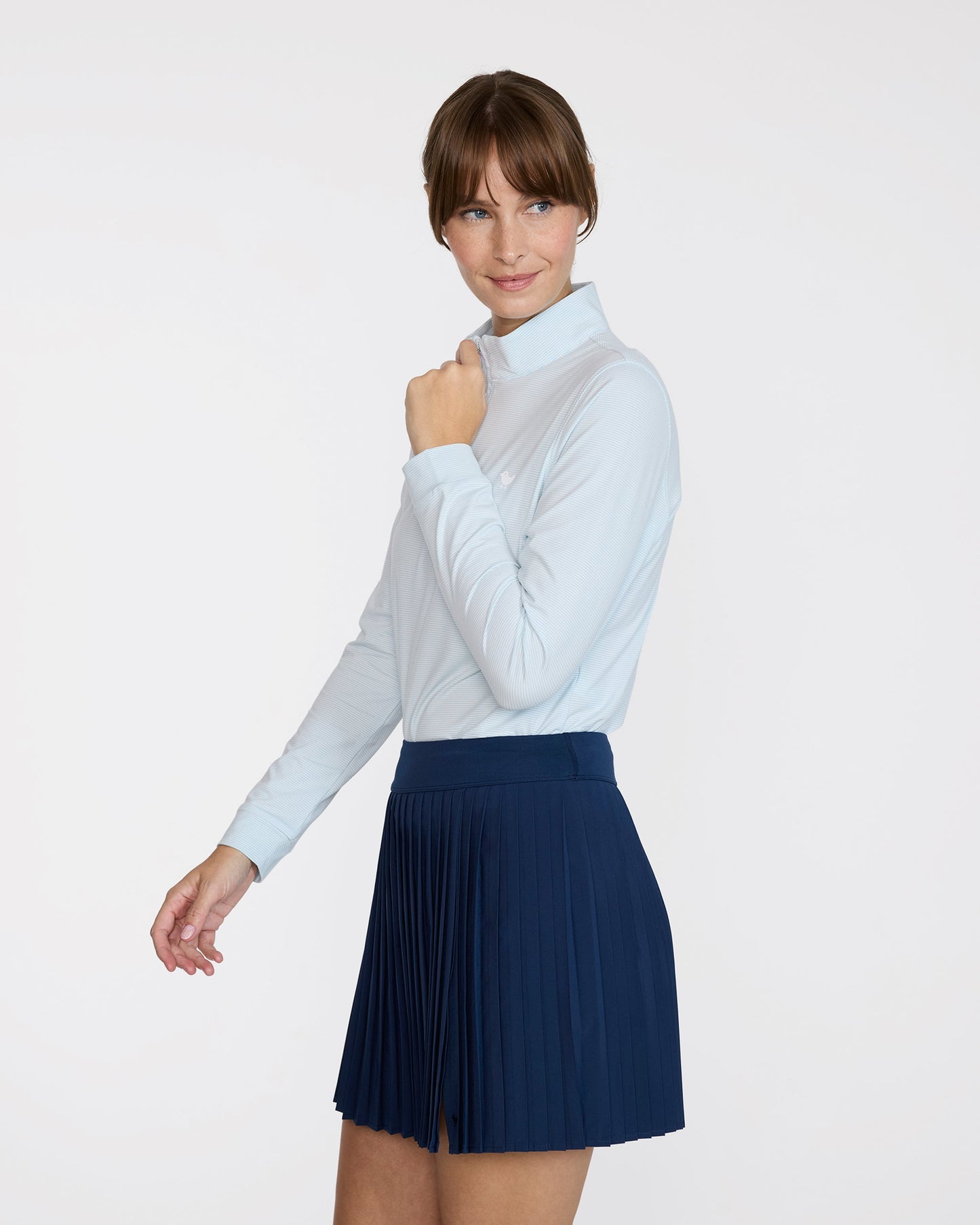 Bad Birdie Velocity Quarterzip - Double Stripe