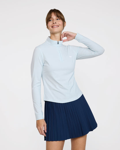 Bad Birdie Velocity Quarterzip - Double Stripe
