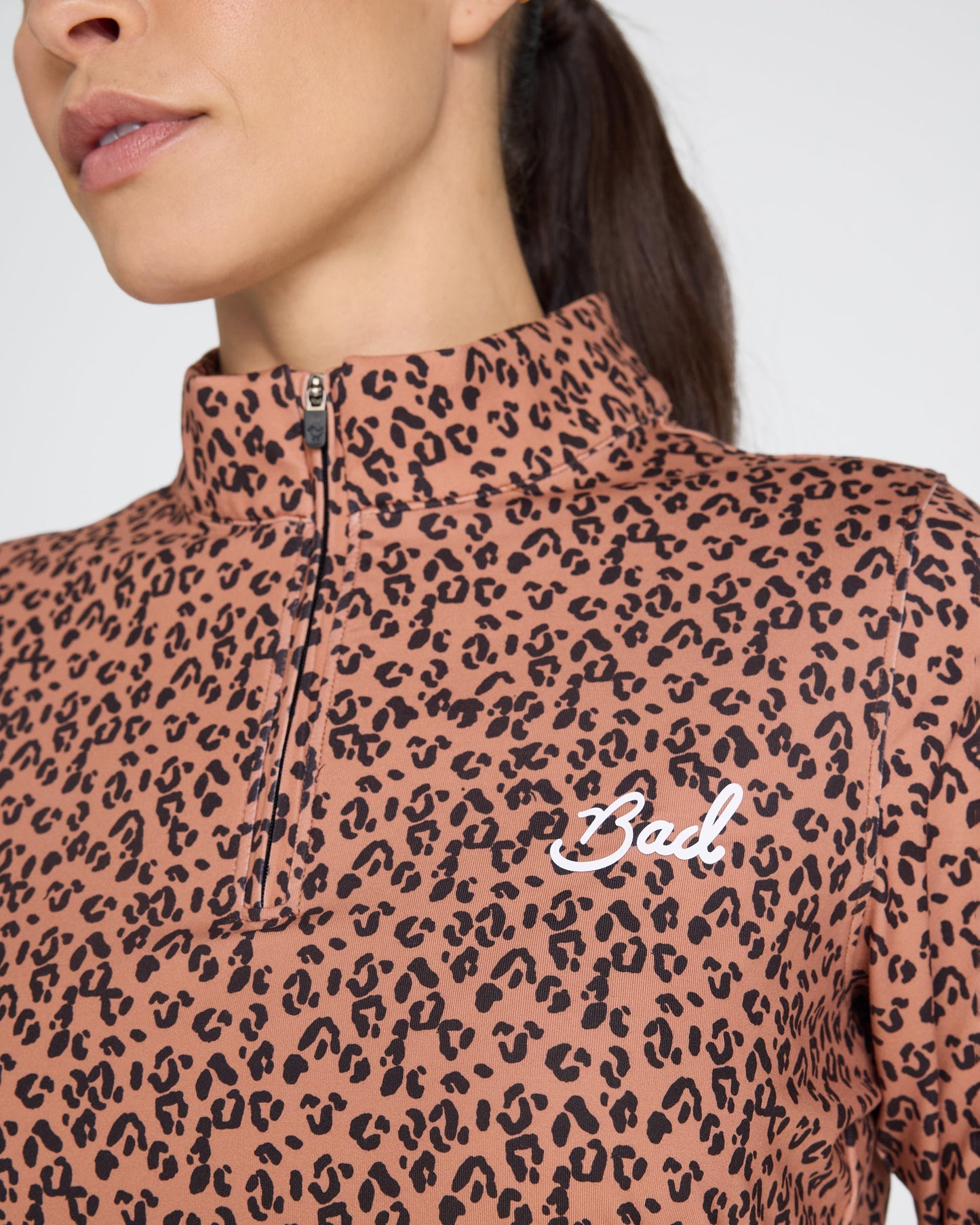 Bad Birdie Cheetah Women's Quarterzip - Bad Birdie