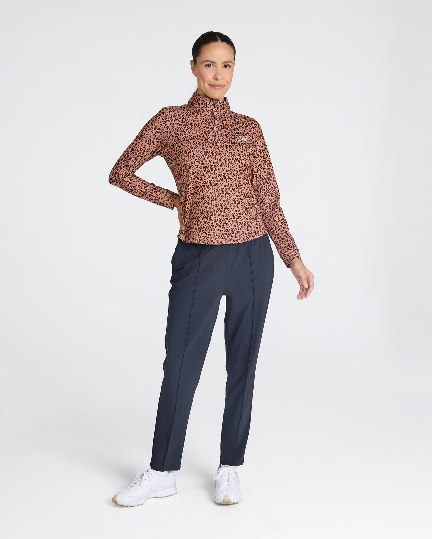 Bad Birdie Cheetah Women's Quarterzip - Bad Birdie