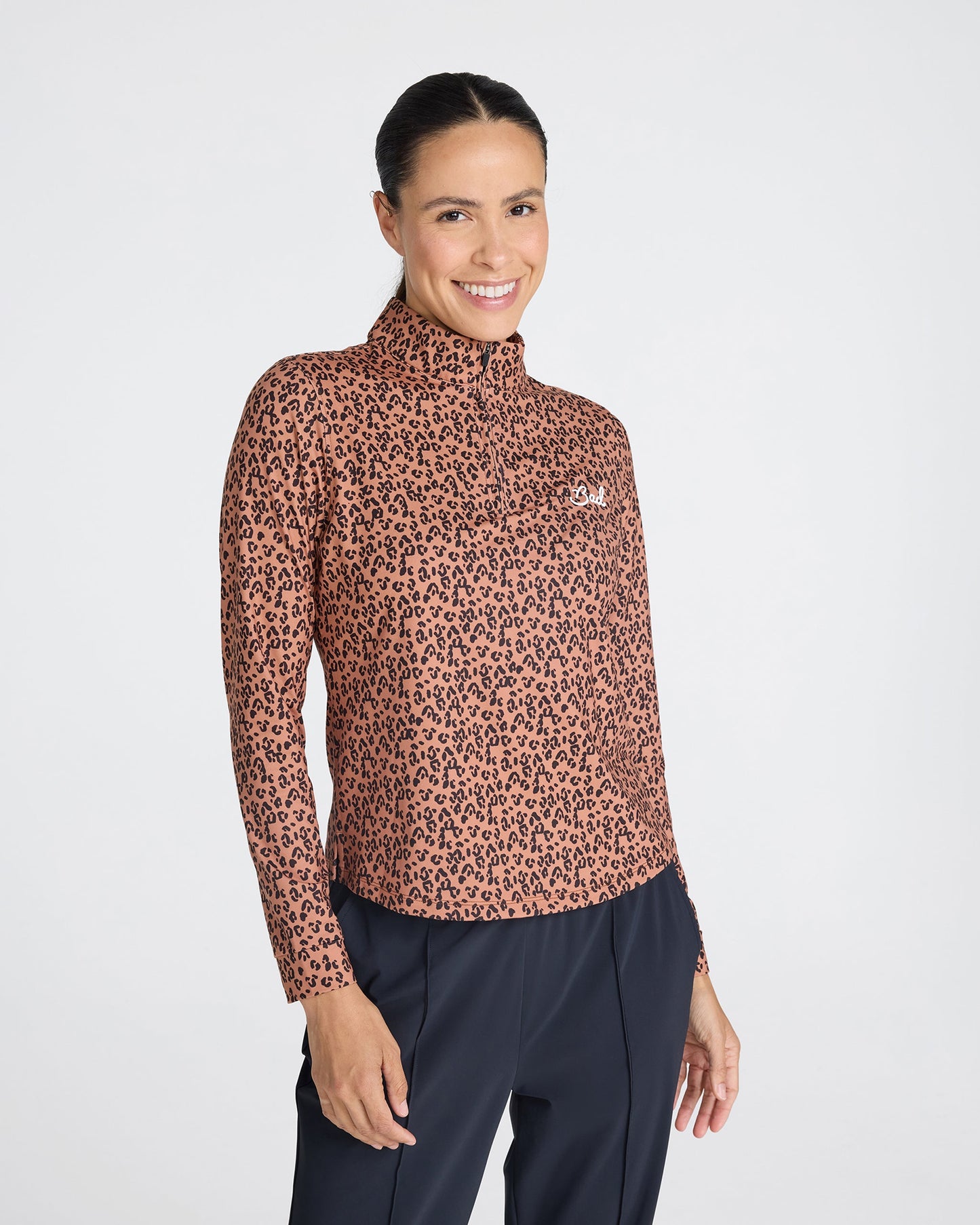 Bad Birdie Cheetah Women's Quarterzip - Bad Birdie