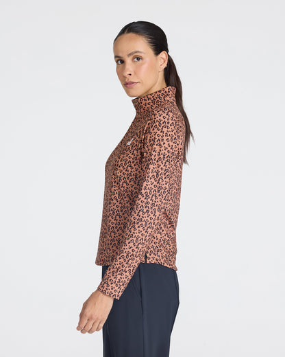Bad Birdie Cheetah Women's Quarterzip - Bad Birdie