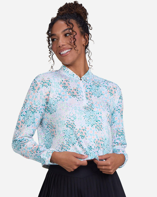 Bad Birdie UV Quarterzip - Spring Has Sprung