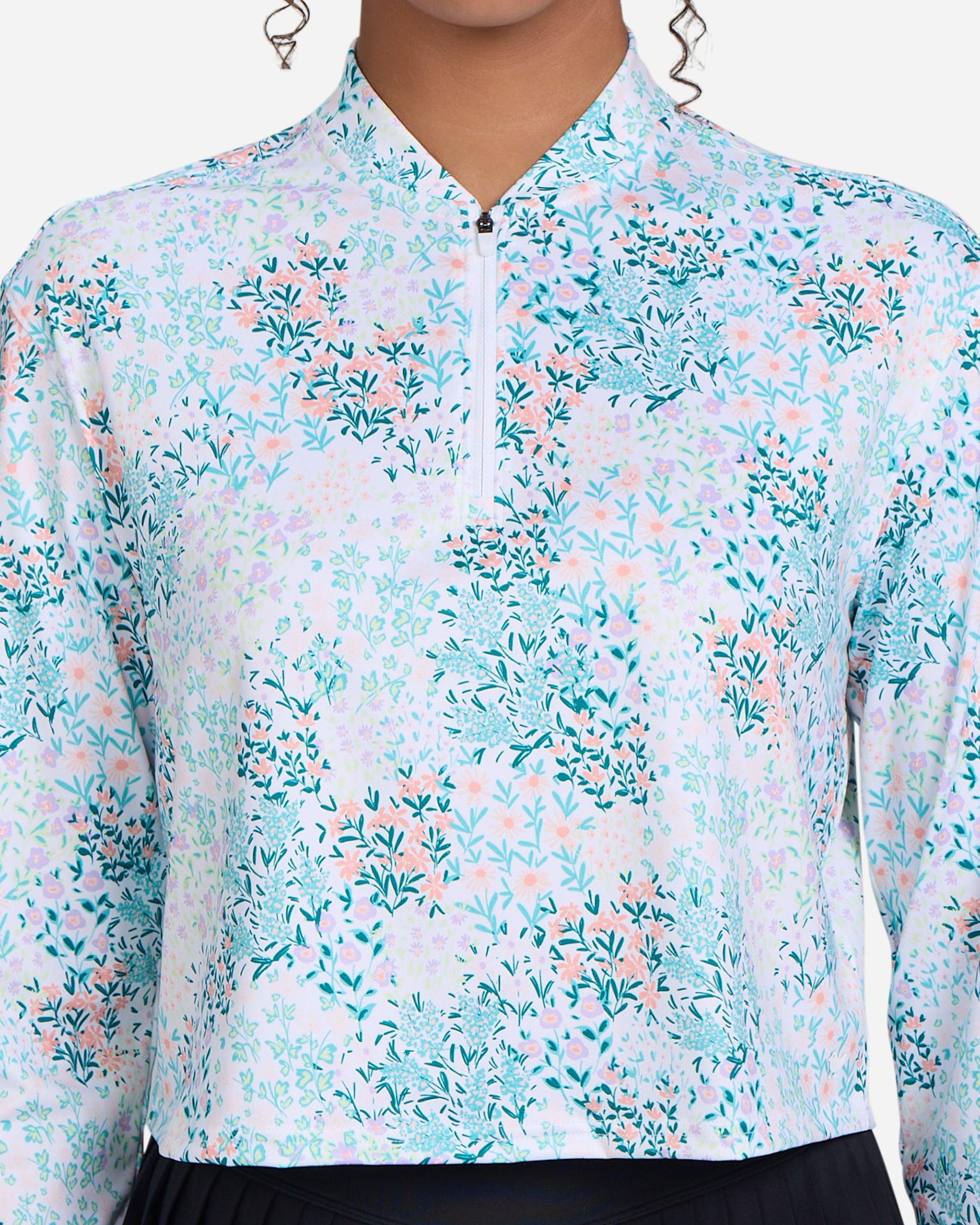 Bad Birdie UV Quarterzip - Spring Has Sprung