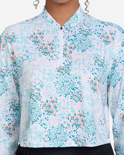 Bad Birdie UV Quarterzip - Spring Has Sprung