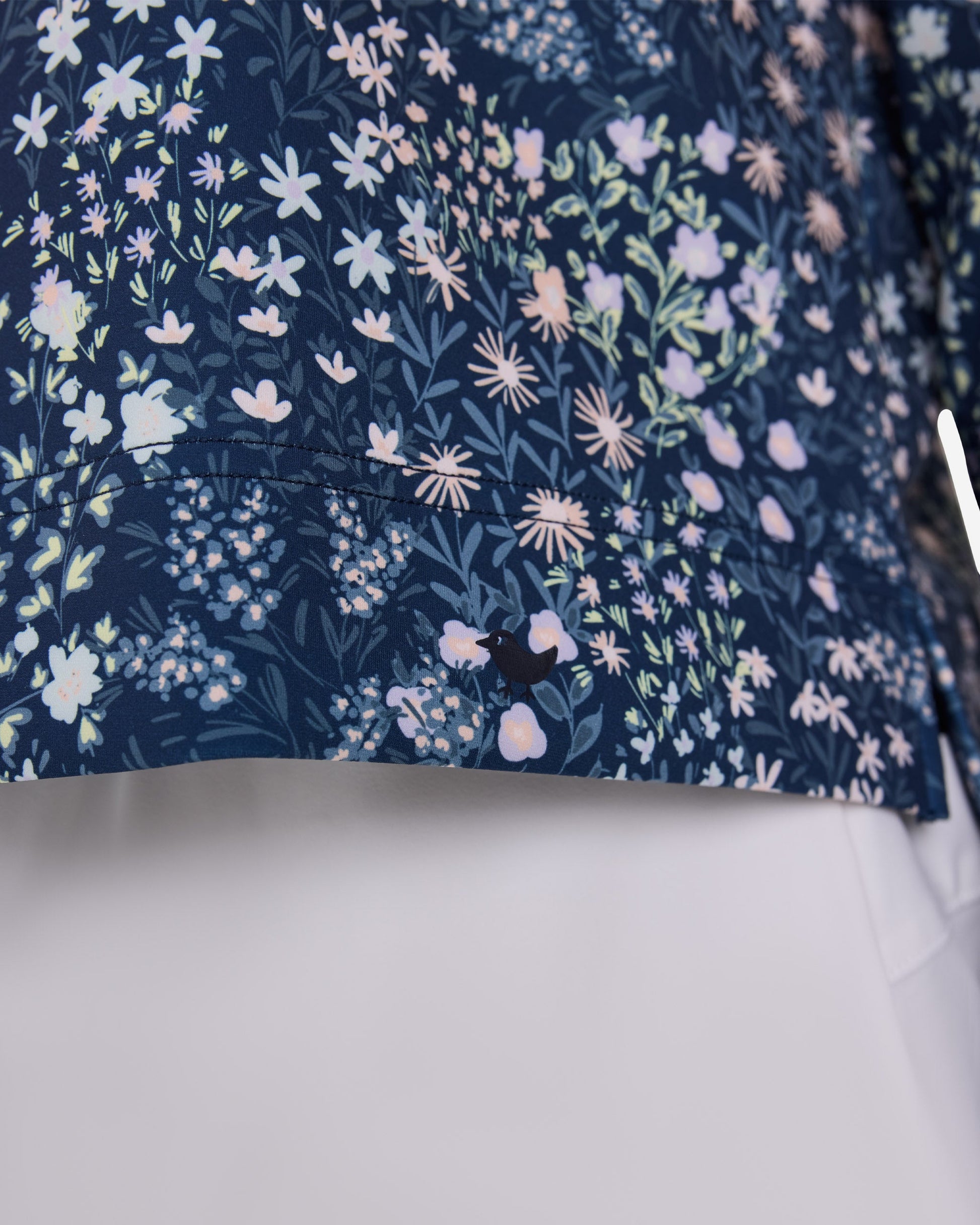 Bad Birdie Women's At Ease Quarterzip - Super Duper Bloom