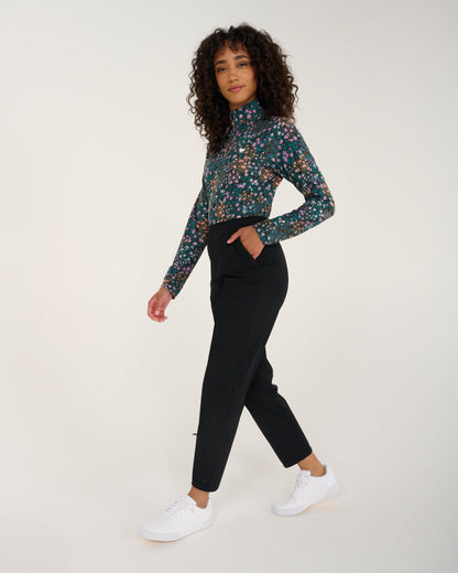 Bad Birdie Women's Quarterzip - Super Duper Bloom