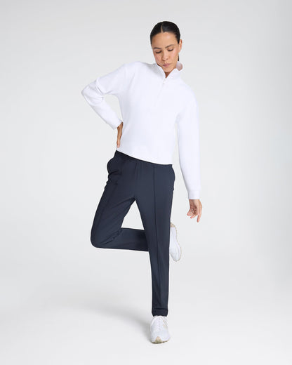 Bad Birdie At Ease Quarterzip - White