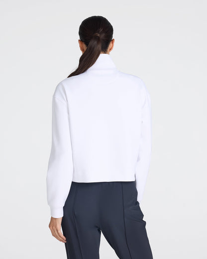 Bad Birdie At Ease Quarterzip - White